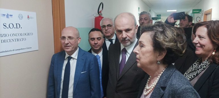 Schillaci a Lampedusa, parte l’oncologia di prossimità