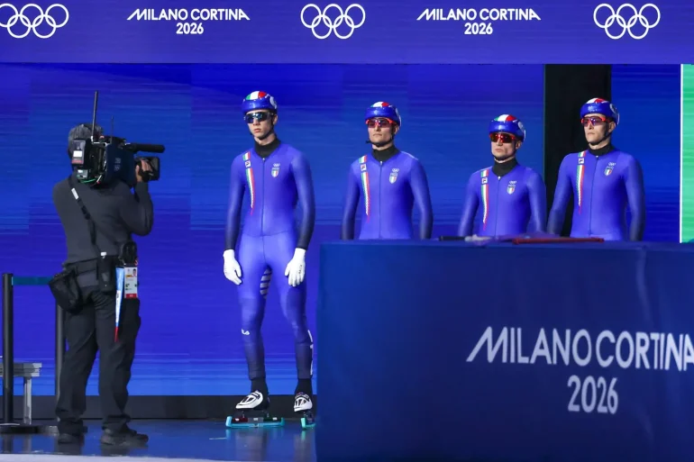 Bronzo Italia nella staffetta maschile di Short Track
