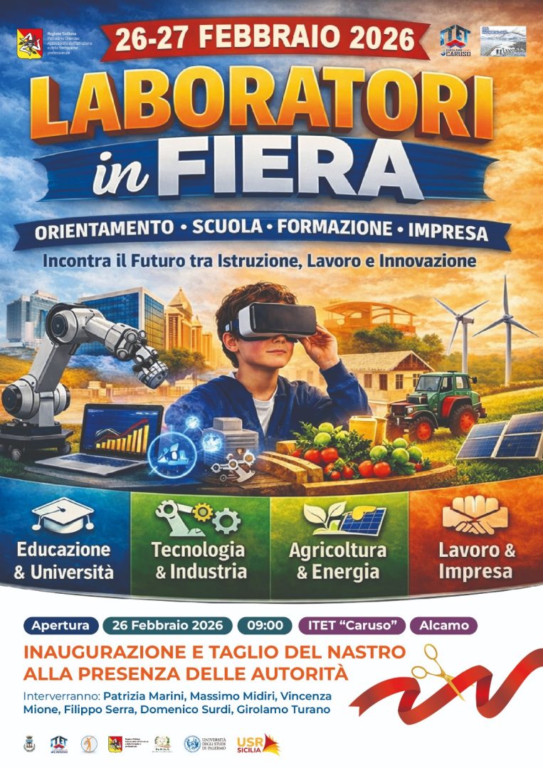 Laboratori in fiera: ad Alcamo due giorni per costruire il futuro della formazione tra scuola e impresa