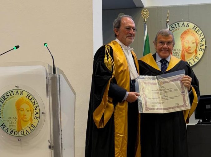 L’Università “Kore” di Enna conferisce la Laurea Honoris Causa al professore Adelfio Elio Cardinale