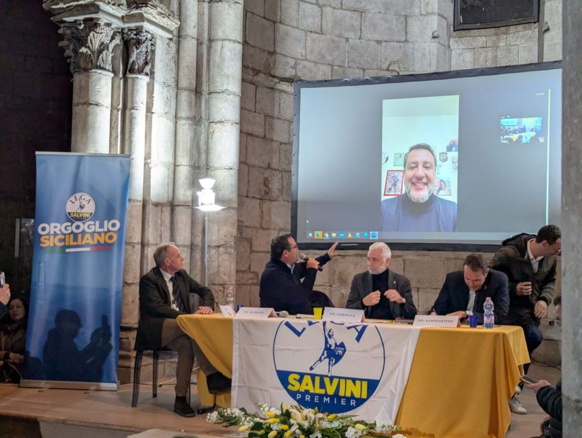 Salvini “Dopo lo Schifani bis un candidato governatore della Lega in Sicilia. Ponte sullo Stretto? Prima pietra entro fine legislatura”