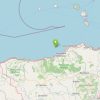 Scossa di terremoto di magnitudo 3.3 in mare al largo costa messinese