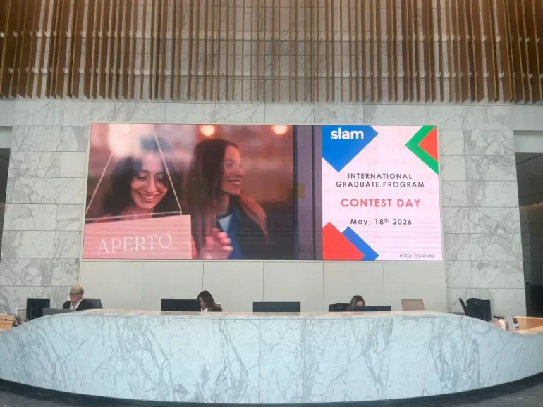 Intesa Sanpaolo, con SLAM opportunità di lavoro per neolaureati di tutto il mondo