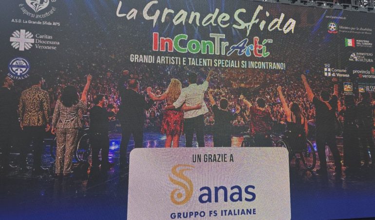 Anas premiata all’Arena di Verona per un Giubileo senza barriere