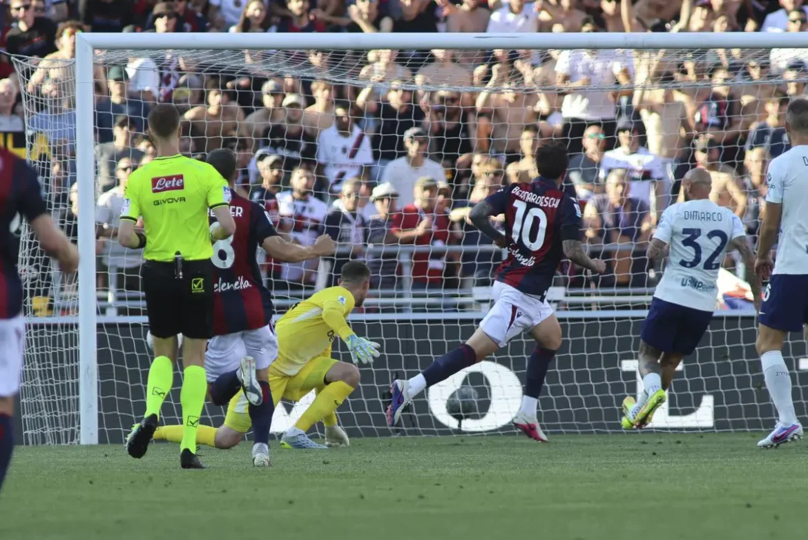 Emozioni e gol al Dall’Ara, finisce 3-3 fra Bologna e Inter