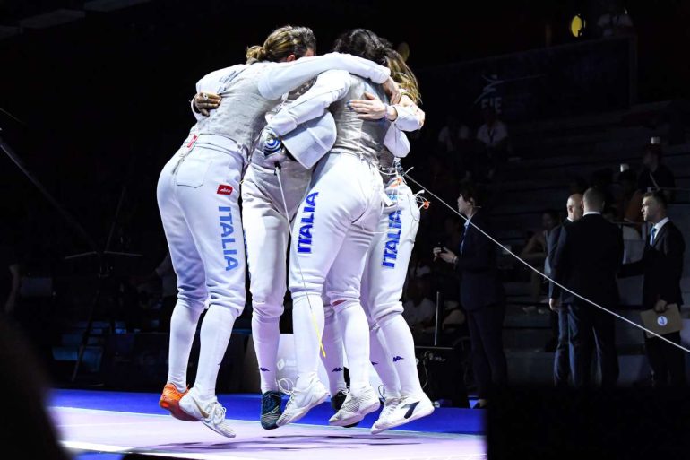 Italia ancora sul tetto d’Europa nel fioretto femminile, Francia battuta 45-31
