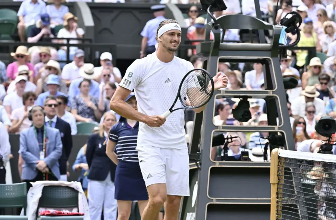 Zverev piega Fery e vola in finale a Wimbledon