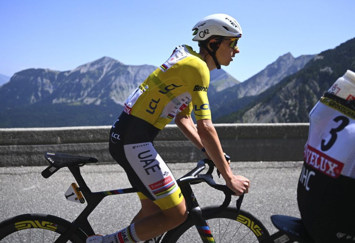Al Tour acuto del leader Pogacar anche sull’Alpe d’Huez