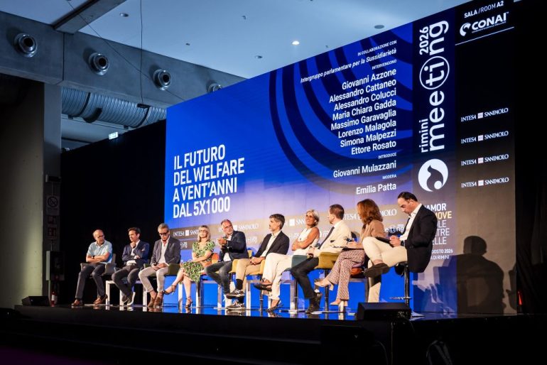 Al Meeting di Rimini dibattito sul futuro del welfare a vent’anni dal 5×1000