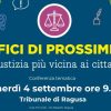 Uffici di Prossimità, parte da Ragusa il ciclo di incontri nei tribunali siciliani