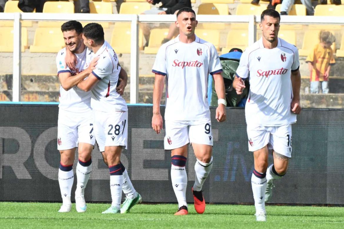 Colpo esterno del Bologna: 2-1 a Lecce e prima vittoria in campionato